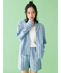 【WEB限定】ストライプルーズシャツ