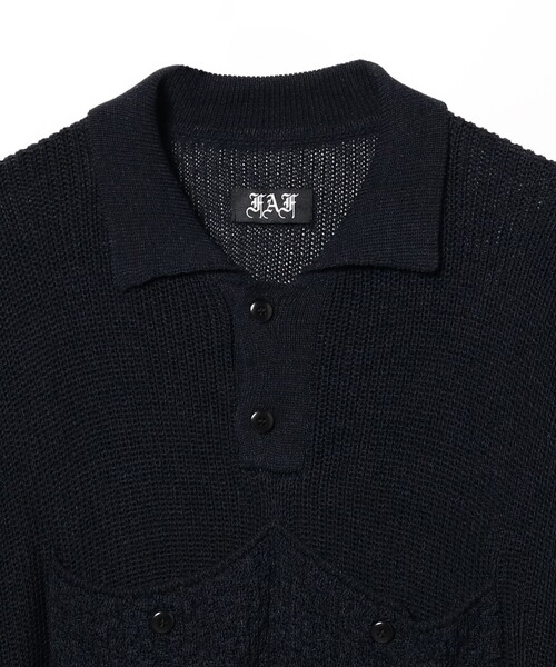 セール】FAF(Fake As Flowers) / Knit Polo（ポロシャツ）｜FAF