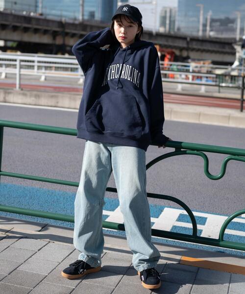 WEGO（ウィゴー）の「WEGO/ワッペンロゴパーカー（パーカー・メンズ・アッシュグレー/杢グレー/カーキ/ネイビー・LARGE/MEDIUM）」の6枚目の写真