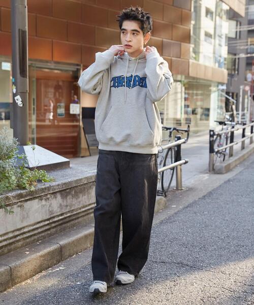 WEGO（ウィゴー）の「WEGO/ワッペンロゴパーカー（パーカー・メンズ・アッシュグレー/杢グレー/カーキ/ネイビー・LARGE/MEDIUM）」の8枚目の写真