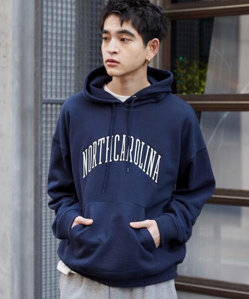 WEGO（ウィゴー）の「WEGO/ワッペンロゴパーカー（パーカー・メンズ・アッシュグレー/杢グレー/カーキ/ネイビー・LARGE/MEDIUM）」の15枚目の写真