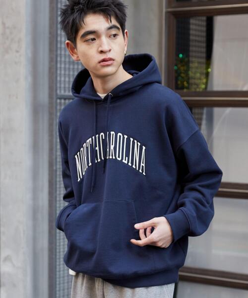 WEGO（ウィゴー）の「WEGO/ワッペンロゴパーカー（パーカー・メンズ・アッシュグレー/杢グレー/カーキ/ネイビー・LARGE/MEDIUM）」の16枚目の写真