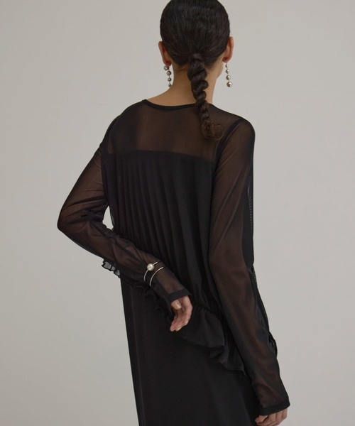 MIELI INVARIANT（ミエリインヴァリアント）の「Drop Asymmetry Pierce（ピアス（両耳用）・レディース・シルバー/ゴールド・FREE）」の10枚目の写真