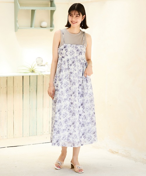 MISCH MASCH(ミッシュマッシュ)の「ビジューリボンモチーフミュールサンダル MO42202(サンダル・レディース・ベージュ/パープル・M/L/S)」の8枚目の写真