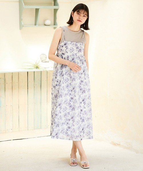 MISCH MASCH(ミッシュマッシュ)の「ビジューリボンモチーフミュールサンダル MO42202(サンダル・レディース・ベージュ/パープル・M/L/S)」の9枚目の写真