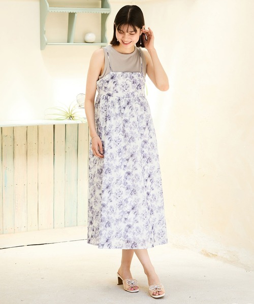 MISCH MASCH(ミッシュマッシュ)の「ビジューリボンモチーフミュールサンダル MO42202(サンダル・レディース・ベージュ/パープル・M/L/S)」の10枚目の写真