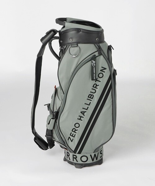ZERO HALLIBURTON キャディバッグ オリーブ　グリーン 別注】＜ZERO HALLIBURTON×UNITED ARROWS GOLF＞ キャディバッグ