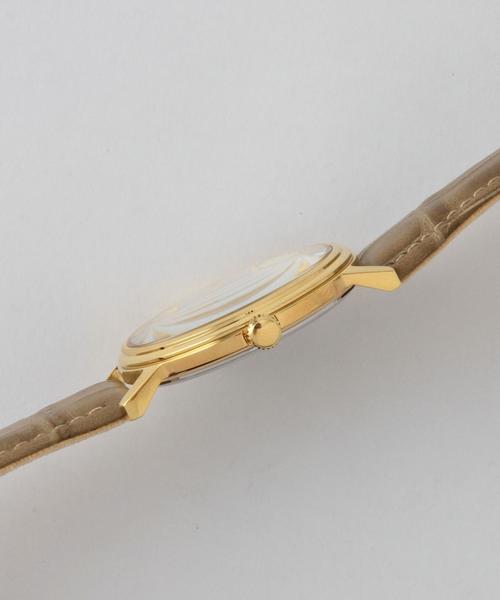 BEAUTY&YOUTH UNITED ARROWS（ビューティーアンドユースユナイテッドアローズ）の「BY クラシック レザーベルト/腕時計（アナログ腕時計・メンズ・ナチュラル/ワインレッド/ネイビー・フリー）」の8枚目の写真