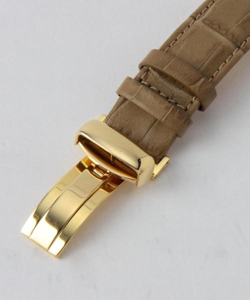 BEAUTY&YOUTH UNITED ARROWS（ビューティーアンドユースユナイテッドアローズ）の「BY クラシック レザーベルト/腕時計（アナログ腕時計・メンズ・ナチュラル/ワインレッド/ネイビー・フリー）」の10枚目の写真