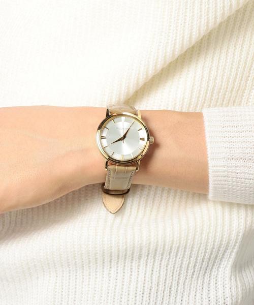 BEAUTY&YOUTH UNITED ARROWS（ビューティーアンドユースユナイテッドアローズ）の「BY クラシック レザーベルト/腕時計（アナログ腕時計・メンズ・ナチュラル/ワインレッド/ネイビー・フリー）」の12枚目の写真