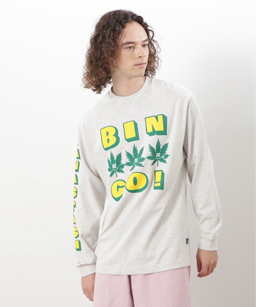 MANASTASH（マナスタッシュ）の「MANASTASH/マナスタッシュ/HEMP L/S TEE BINGO（Tシャツ/カットソー・メンズ・ピンク/ブラック/グレー・XL/L/S/M）」の20枚目の写真