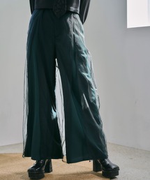 HARE | チュールレイヤースリットパンツ(HARE)(その他パンツ)