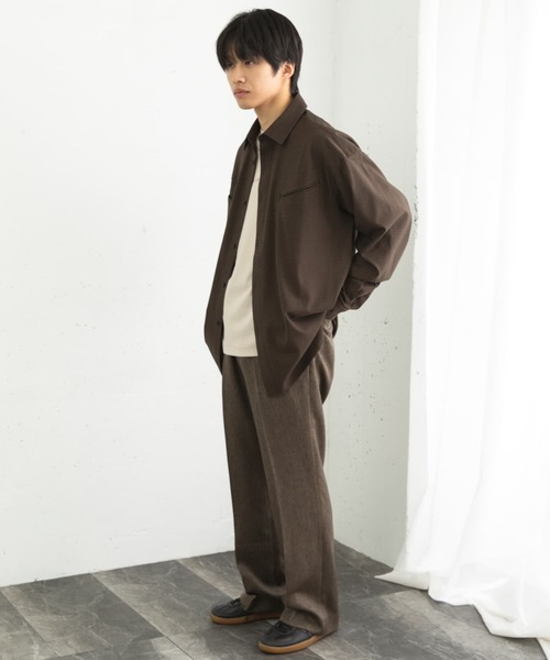 SENSE OF PLACE by URBAN RESEARCH（センスオブプレイスバイアーバンリサーチ）の「チェックウエスタンシャツ（シャツ/ブラウス・メンズ・ライトベージュ/ダークブラウン/カーキ・MEDIUM/LARGE）」の8枚目の写真