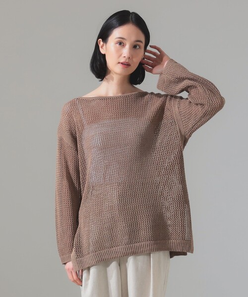 Demi-Luxe BEAMS - 新品今季デミルクスビームスニット Demi-Luxe BEAMS（デミルクス ビームス）シンプル ボートネック