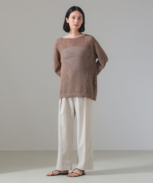 美品　Demi-Luxe BEAMS 　コットンオーガンジー プルオーバー　洗る Demi-Luxe BEAMS（デミルクス ビームス）の「Demi-Luxe BEAMS