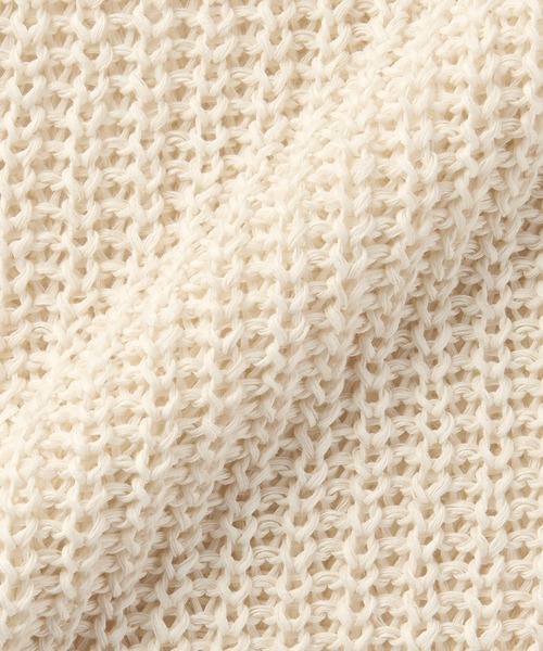 MUJI Labo(ムジラボ)の「〔MUJI Labo〕紳士 コットンローゲージニットカーディガン(カーディガン/ボレロ・メンズ・アイボリー/チャコールグレー・XL/L/M/S)」の6枚目の写真