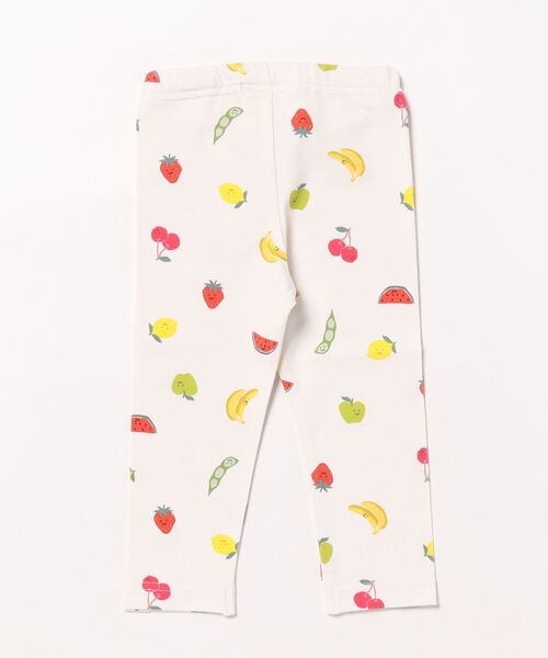 HAKKA BABY（ハッカベビー）の「[ベビー]プチフルーツプリントスパッツ（その他パンツ・キッズ・キナリ・L）」の2枚目の写真