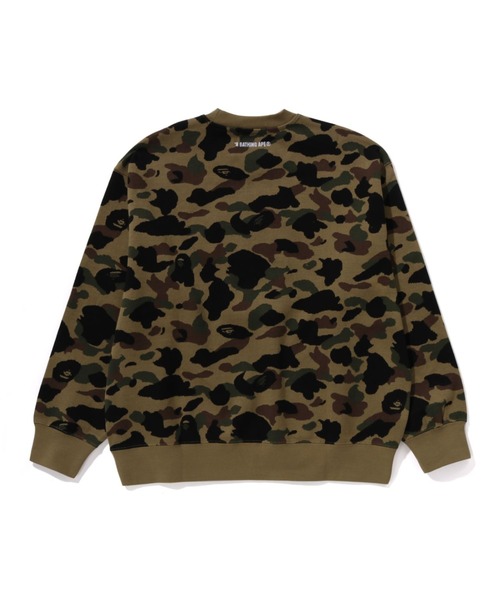 アベイシングエイプ　1ST CAMO COLLEGE CREWNECK 未使用 A BATHING APE（アベイシングエイプ）の「1ST CAMO JACQUARD
