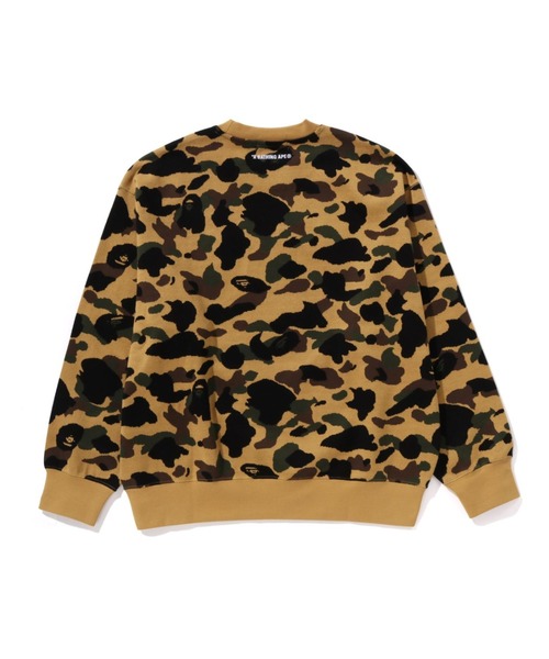 A BATHING APE / Jacquard camo sweat shirt/スウェット/XL/001SWD801001X A BATHING APE（アベイシングエイプ）の「1ST CAMO JACQUARD COLLEGE