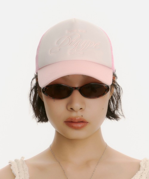 DTYYPE（ドタイプ）の「DTYYPE刺繍ロゴメッシュキャップ（キャップ・レディース・ブラック/ブラウン/ピンク・FREE）」の11枚目の写真