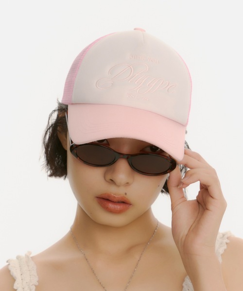 DTYYPE（ドタイプ）の「DTYYPE刺繍ロゴメッシュキャップ（キャップ・レディース・ブラック/ブラウン/ピンク・FREE）」の12枚目の写真