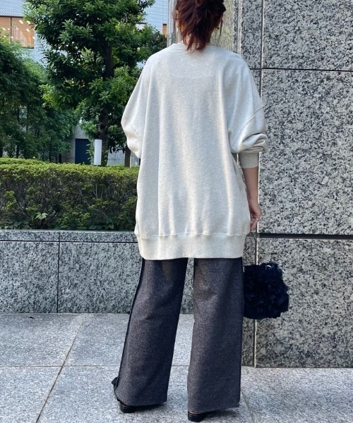 ROSE BUD(ローズバッド)の「【WEB・一部店舗限定】ラメスウェットパンツ(スウェットパンツ・レディース・グレー/ピンク・ONE SIZE)」の10枚目の写真