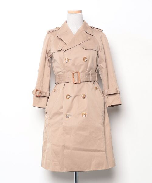 【未使用級】Deuxième Classe ベージュ トレンチコート Deuxieme Classe トレンチコート コート *GABARDINE レディース