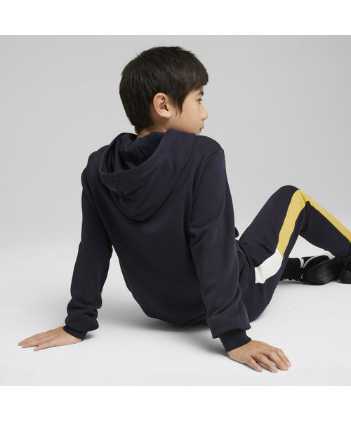 PUMA（プーマ）の「PUMA プーマ ボーイズ ESS ブロック フーディ TR B 120-160cm（パーカー・キッズ・ブラック/ネイビー・140/150/160/120/130）」の7枚目の写真