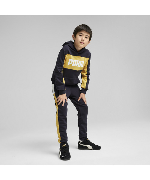 PUMA（プーマ）の「PUMA プーマ ボーイズ ESS ブロック フーディ TR B 120-160cm（パーカー・キッズ・ブラック/ネイビー・140/150/160/120/130）」の8枚目の写真