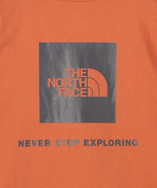THE NORTH FACE（ザノースフェイス）の「＜THE NORTH FACE＞ショートスリーブ バックスクエア ロゴTシャツ / キッズ  130cm-160cm（Tシャツ/カットソー・キッズ・ブラック/ホワイト/ブラウン・140cm/150cm/160cm/130cm）」の8枚目の写真