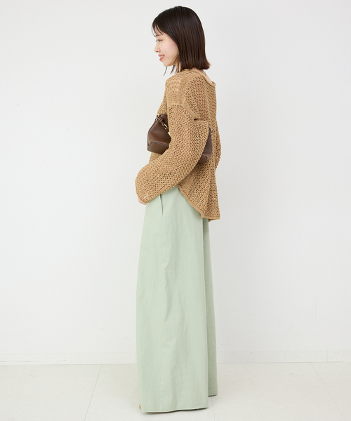 現行品！！定価¥12,100 SLOBE IENA リネン混リボンパンツ　36 SLOBE IENA｜リネン混リボンパンツ | Rakuten Fashion(楽天
