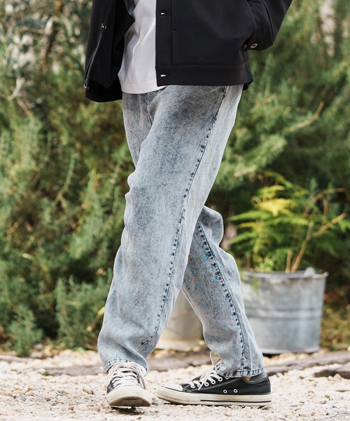 CAMBIO(カンビオ)の「mp13309-Silky Stripe Denim Balloon Pants バルーンパンツ(デニムパンツ・メンズ・ネイビー/インディゴブルー/ライトインディゴブルー・S/M/L)」の4枚目の写真