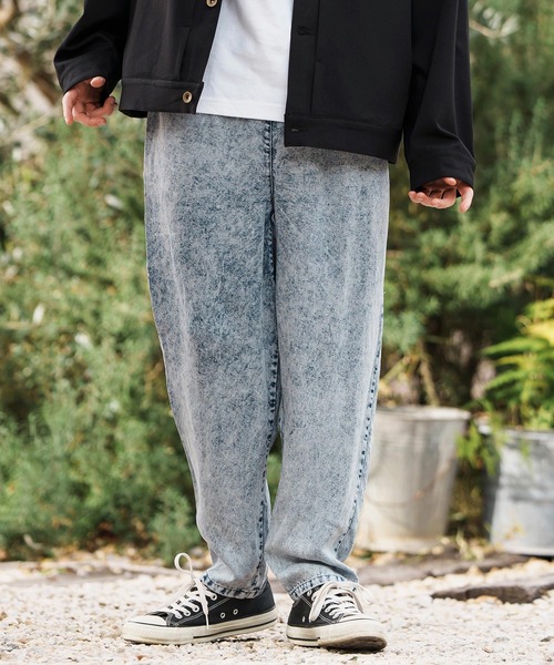CAMBIO(カンビオ)の「mp13309-Silky Stripe Denim Balloon Pants バルーンパンツ(デニムパンツ・メンズ・ネイビー/インディゴブルー/ライトインディゴブルー・S/M/L)」の5枚目の写真