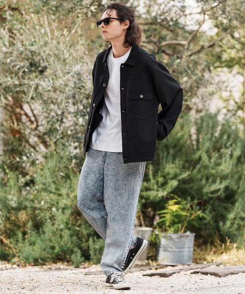 CAMBIO(カンビオ)の「mp13309-Silky Stripe Denim Balloon Pants バルーンパンツ(デニムパンツ・メンズ・ネイビー/インディゴブルー/ライトインディゴブルー・S/M/L)」の6枚目の写真