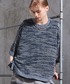 SERACE（セラス）の「【SERACE】Loose silhouette sheer mesh short sleeve knit / ルーズシルエットシアーメッシュ半袖ニット（ニット/セーター・L）」
