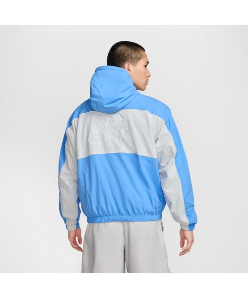 NIKE(ナイキ)の「ナイキ NIKE ナイキ クラブ アスリート フーディ ジャケット(ナイロンジャケット・メンズ・サックスブルー/グレー/ブラック/ネイビー・S/M/L/LL/3L)」の6枚目の写真