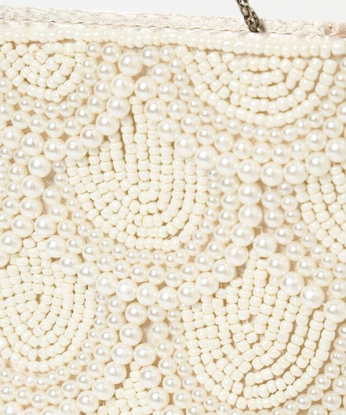 Andemiu（アンデミュウ）の「パールビーズクラッチ323725（クラッチバッグ・レディース・アイボリー・FREE）」の21枚目の写真