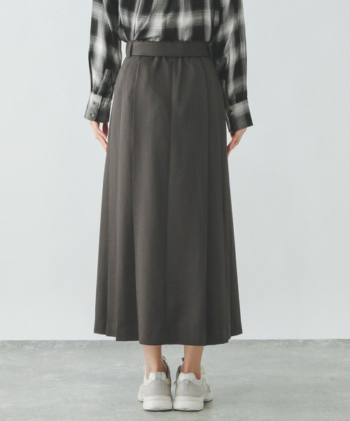 GLOBAL WORK(グローバルワーク)の「イージーケアチノプリーツスカート/290670(スカート・レディース・ベージュ/スミクロ/グレイッシュベージュ・LARGE/MEDIUM)」の13枚目の写真