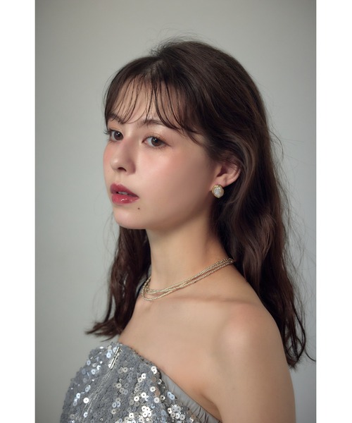 Jolie Toujours(ジョリトゥジュール)の「マットニュアンスパールピアス(ピアス(両耳用)・レディース・シルバー/ゴールド・FREE)」の6枚目の写真