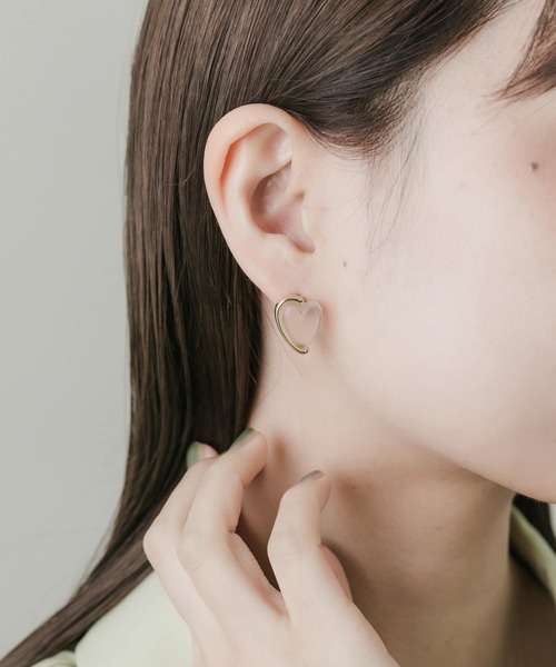 SMELLY（スメリー）の「マットクリアモチーフピアス（ピアス（両耳用）・レディース・その他2/その他1・-）」の3枚目の写真