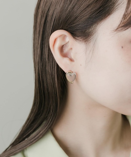 SMELLY（スメリー）の「マットクリアモチーフピアス（ピアス（両耳用）・レディース・その他2/その他1・-）」の5枚目の写真