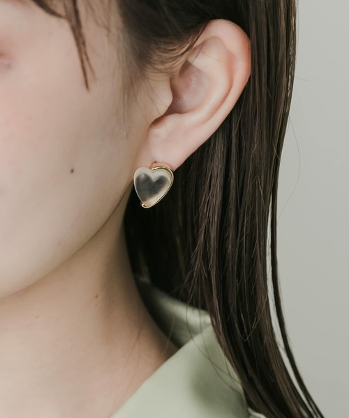 SMELLY（スメリー）の「マットクリアモチーフピアス（ピアス（両耳用）・レディース・その他2/その他1・-）」の7枚目の写真