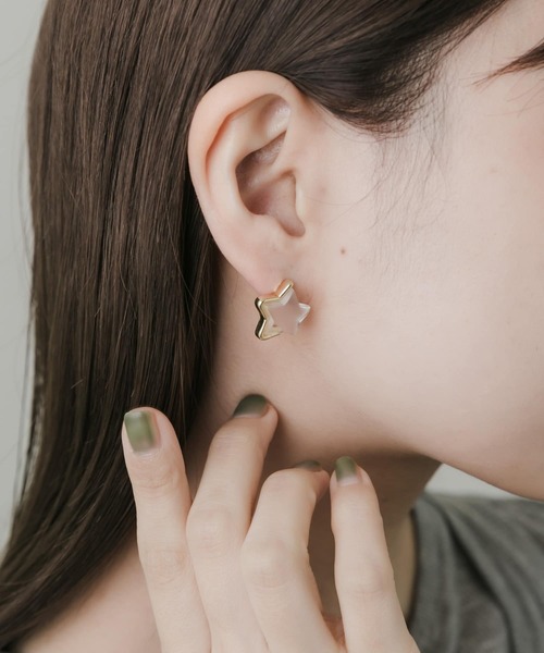 SMELLY（スメリー）の「マットクリアモチーフピアス（ピアス（両耳用）・レディース・その他2/その他1・-）」の10枚目の写真