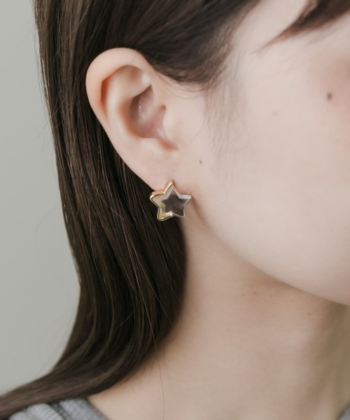 SMELLY（スメリー）の「マットクリアモチーフピアス（ピアス（両耳用）・レディース・その他2/その他1・-）」の11枚目の写真