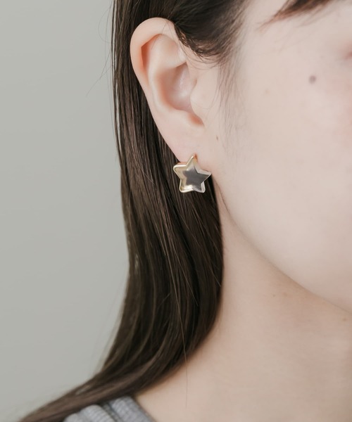 SMELLY（スメリー）の「マットクリアモチーフピアス（ピアス（両耳用）・レディース・その他2/その他1・-）」の12枚目の写真