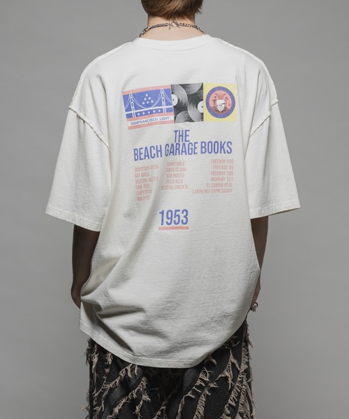 CASPER JOHN（キャスパージョン）の「Pigment big print T-shirts/ピグメントビッグプリントTシャツ（Tシャツ/カットソー・メンズ・ホワイト/ホワイト系その他/ホワイト系その他3/ブラック系その他4/ブラック/ブラック系その他2/ホワイト系その他2/ホワイト系その他4/ブラック系その他/ブラック系その他3・X-SMALL/SMALL/MEDIUM/LARGE）」の3枚目の写真