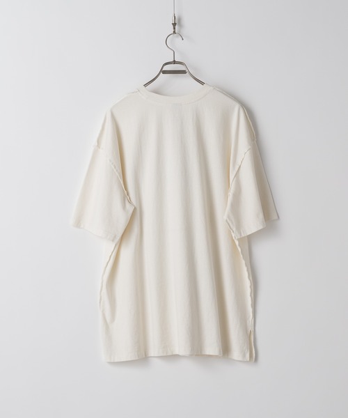 CASPER JOHN（キャスパージョン）の「Pigment big print T-shirts/ピグメントビッグプリントTシャツ（Tシャツ/カットソー・メンズ・ホワイト/ホワイト系その他/ホワイト系その他3/ブラック系その他4/ブラック/ブラック系その他2/ホワイト系その他2/ホワイト系その他4/ブラック系その他/ブラック系その他3・X-SMALL/SMALL/MEDIUM/LARGE）」の12枚目の写真