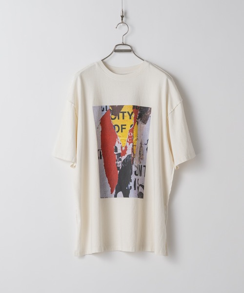 CASPER JOHN（キャスパージョン）の「Pigment big print T-shirts/ピグメントビッグプリントTシャツ（Tシャツ/カットソー・メンズ・ホワイト/ホワイト系その他/ホワイト系その他3/ブラック系その他4/ブラック/ブラック系その他2/ホワイト系その他2/ホワイト系その他4/ブラック系その他/ブラック系その他3・X-SMALL/SMALL/MEDIUM/LARGE）」の14枚目の写真