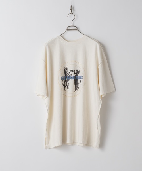 CASPER JOHN（キャスパージョン）の「Pigment big print T-shirts/ピグメントビッグプリントTシャツ（Tシャツ/カットソー・メンズ・ホワイト/ホワイト系その他/ホワイト系その他3/ブラック系その他4/ブラック/ブラック系その他2/ホワイト系その他2/ホワイト系その他4/ブラック系その他/ブラック系その他3・X-SMALL/SMALL/MEDIUM/LARGE）」の18枚目の写真