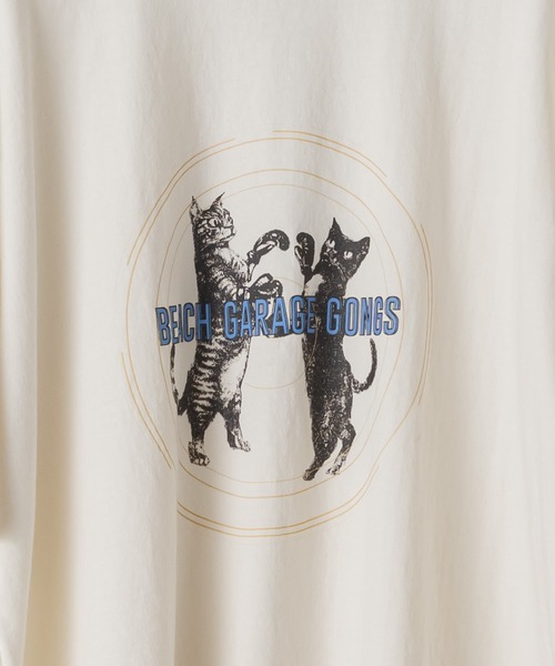 CASPER JOHN（キャスパージョン）の「Pigment big print T-shirts/ピグメントビッグプリントTシャツ（Tシャツ/カットソー・メンズ・ホワイト/ホワイト系その他/ホワイト系その他3/ブラック系その他4/ブラック/ブラック系その他2/ホワイト系その他2/ホワイト系その他4/ブラック系その他/ブラック系その他3・X-SMALL/SMALL/MEDIUM/LARGE）」の19枚目の写真